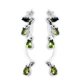 Peridot-African-Rebeca-multiple-Stud-Green-925-Silver-Earring