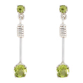 Peridot-Egyptian-Laura-multiple-Stud-Green-925-Sterling-Silver-Earring