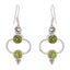 Peridot-American-Sofía-multiple-Dangle-Green-925-Silver-Earring