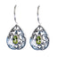 Peridot-French-Alina-Solitaire-Dangle-Green-925-Silver-Earring