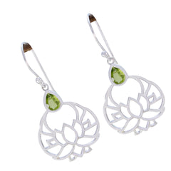 Peridot-Korean-Ava-Solitaire-Dangle-Green-925-Silber-Ohrring