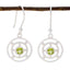 Peridot-Mexican-Charlotte-Solitaire-Dangle-Green-925-Silver-Earring