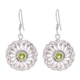 Peridot-Spanish-Claire-Solitaire-Dangle-Green-Sterling-Silver-Earring