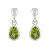 Peridot-American-Ayaka-Solitaire-Stud-Green-Sterling-Silver-Earring