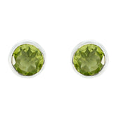Peridot-Italian-Freya-Solitaire-Stud-Green-92.5-Silver-Earring