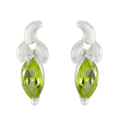 Peridot-French-Sara-Solitaire-Stud-Green-92.5-Silver-Earring