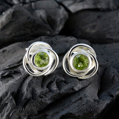 Peridot-American-Meei-Solitaire-Stud-Green-Sterling-Silver-Earring
