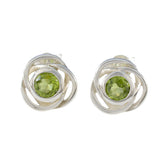 Peridot-American-Meei-Solitaire-Stud-Green-Sterling-Silver-Earring