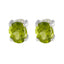 Peridot-African-Hazel-Solitaire-Stud-Green-925-Sterling-Silver-Earring