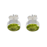 Peridot-Russian-Bella-Solitaire-Stud-Green-92.5-Silver-Earring