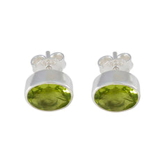 Peridot-Russian-Bella-Solitaire-Stud-Green-92.5-Silver-Earring