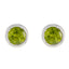 Peridot-Russian-Ida-Solitaire-Stud-Green-Silver-Earring