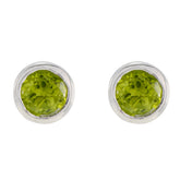 Peridot-Russian-Ida-Solitaire-Stud-Green-Silver-Earring