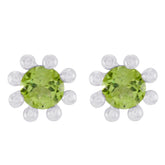 Peridot-Moroccan-Ines-Solitaire-Stud-Green-Silver-Earring