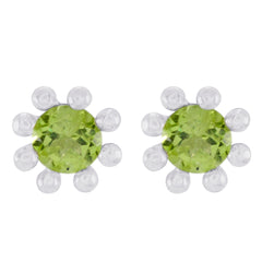 Peridot-Moroccan-Ines-Solitaire-Stud-Green-Silver-Earring