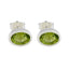 Peridot-German-Min-seo-Solitaire-Stud-Green-925-Sterling-Silver-Earring