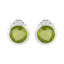 Peridot-Mexican-Yuki-Solitaire-Stud-Green-Silver-Earring
