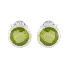 Peridot-Mexican-Yuki-Solitaire-Stud-Green-Silver-Earring