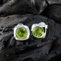 Peridot-American-Micaela-Solitaire-Stud-Green-Silver-Earring