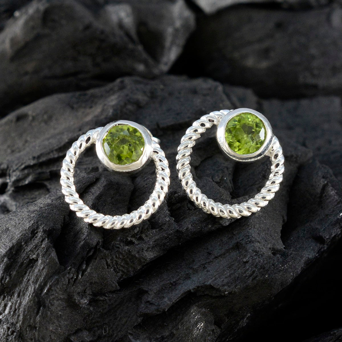 Peridot-American-Lourrdes-Solitaire-Stud-Green-Sterling-Silver-Earring