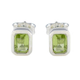 Peridot-Italian-Mariana-Solitaire-Stud-Green-925-Silver-Earring
