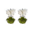 Peridot-American-Aiko-Solitaire-Stud-Green-925-Sterling-Silver-Earring