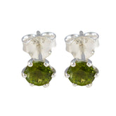 Peridot-American-Aiko-Solitaire-Stud-Green-925-Sterling-Silver-Earring