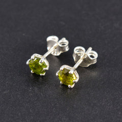 Peridot-American-Aiko-Solitaire-Stud-Green-925-Sterling-Silver-Earring