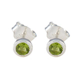 Peridot-American-Mei-Solitaire-Stud-Green-Silver-Earring