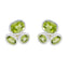 Peridot-Korean-Isabella-multiple-Stud-Green-92.5-Silver-Earring