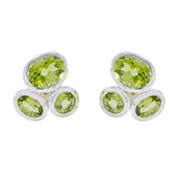 Peridot-Korean-Isabella-multiple-Stud-Green-92.5-Silver-Earring