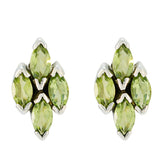 Peridot-Middle-Eastern-Josephine-multiple-Stud-Green-Sterling-Silver-Earring