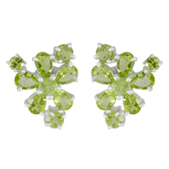 Peridot-American-Hannah-multiple-Stud-Green-92.5-Silver-Earring