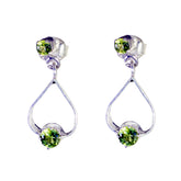 Peridot-Spanish-Katharina-multiple-Stud-Green-Silver-Earring