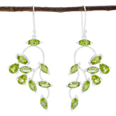 Peridot-American-Lucia-multiple-Dangle-Green-925-Silver-Earring