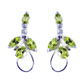 Peridot-Latin-American-Nella-multiple-Stud-Green-Silver-Earring
