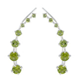 Peridot-Spanish-Wen-multiple-EarCuff-Green-925-Silver-Earring