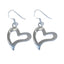 Plain-African-Constanza-plain-Dangle-Gray-Sterling-Silver-Earring