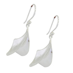 Plain-Russian-Daniela-plain-Dangle-Gray-92.5-Silver-Earring