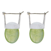 Prehnite-Middle-Eastern-Victoria-Solitaire-Stud-Green-Silver-Earring