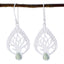 Prehnite-German-Yasmin-Solitaire-Dangle-Green-Sterling-Silver-Earring