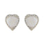 Rainbow-Moonstone-German-Inès-multiple-Stud-White-Sterling-Silver-Earring