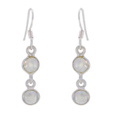 Rainbow-Moonstone-Spanish-Hua-multiple-Dangle-White-Silver-Earring