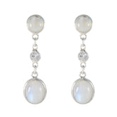 Rainbow-Moonstone-German-Yuki-multiple-Stud-White-925-Silver-Earring