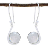 Rainbow-Moonstone-Spanish-Laura-Solitaire-Dangle-White-925-Sterling-Silver-Earring