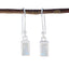 Rainbow-Moonstone-Middle-Eastern-Maya-Solitaire-Dangle-White-925-Silver-Earring