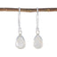 Rainbow-Moonstone-German-Hana-Solitaire-Dangle-White-925-Sterling-Silver-Earring