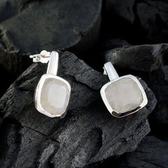 Rainbow-Moonstone-Spanish-Aria-Solitaire-Stud-White-Silver-Earring