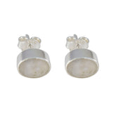 Rainbow-Moonstone-Moroccan-Bianca-Solitaire-Stud-White-925-Sterling-Silver-Earring