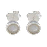 Rainbow-Moonstone-Italian-Clara-Solitaire-Stud-White-925-Silver-Earring